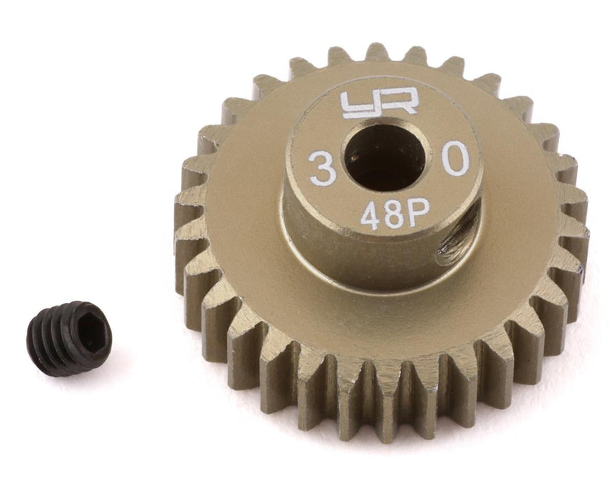 Yeah Racing 48P Hard Coated Aluminum Pinion Gear (30T)