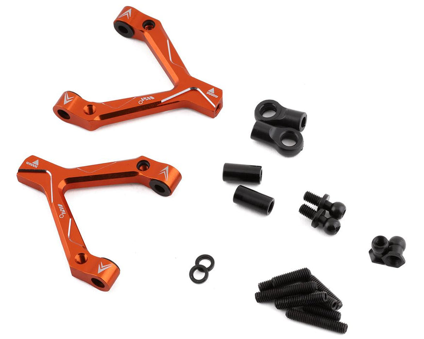 Yeah Racing Ensemble de bras de suspension arrière en aluminium HPI Sprint 2 (Orange) (2)