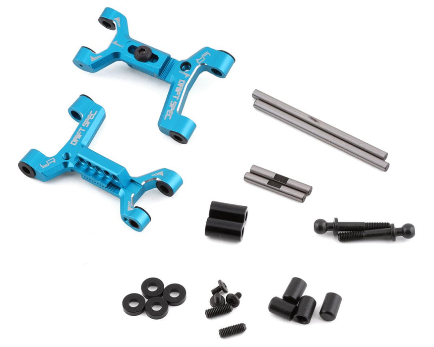 Yeah Racing Tamiya TT-02 RWD Bras de suspension inférieurs arrière en aluminium (bleu) (2)