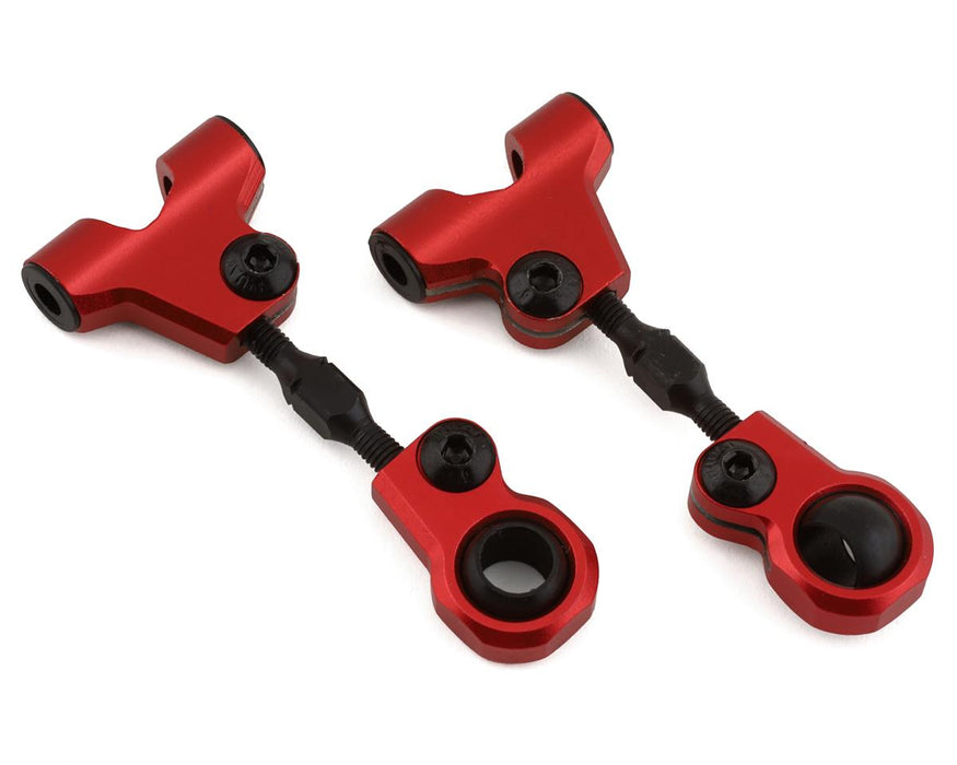 Yeah Racing Tamiya TT-01 & TT-01E Aluminum Front Upper Suspension Arms (Red)