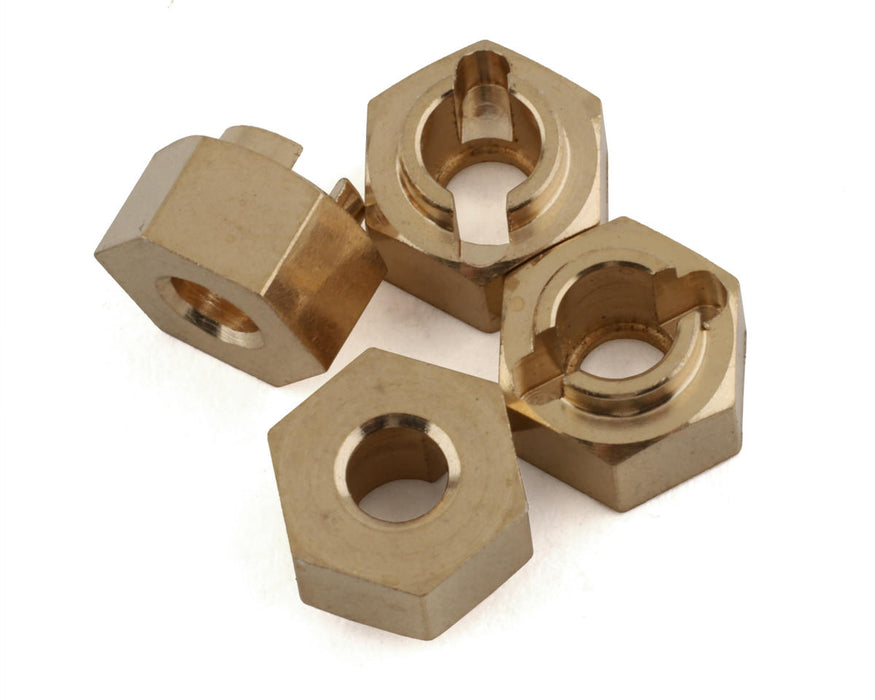 Yeah Racing Brass Hex Adapters for Traxxas TRX-4M (4) (1g)