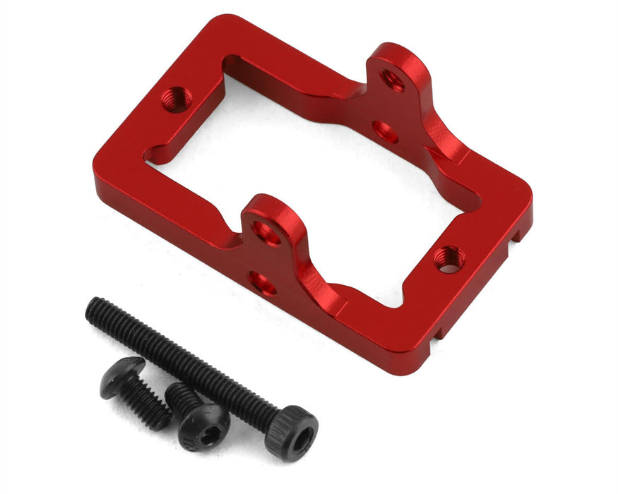 Yeah Racing Support de servo en aluminium Traxxas TRX-4M (rouge)