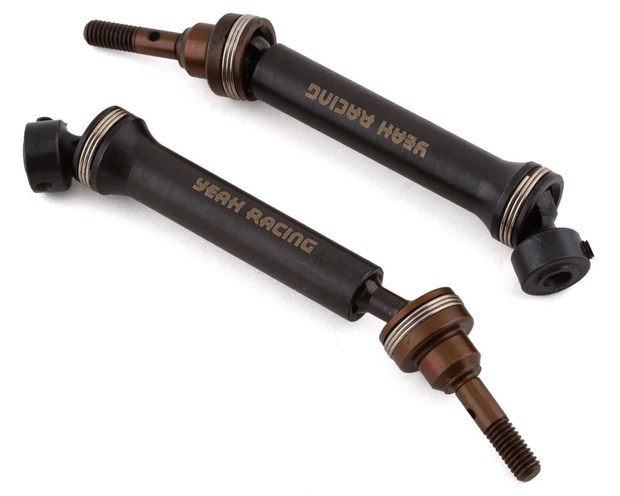 Yeah Racing Front/Rear Steel Drive Shafts for Traxxas 1/16 E-Revo/Summit(2)