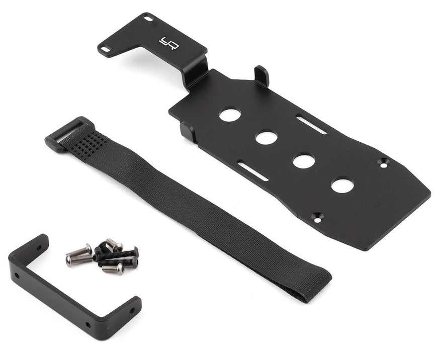 Yeah Racing Aluminum LCG Battery Plate Kit for Traxxas TRX-4 (Black)