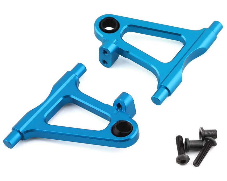 Yeah Racing Tamiya TT-02 Bras de suspension inférieurs avant en aluminium (bleu) (2)