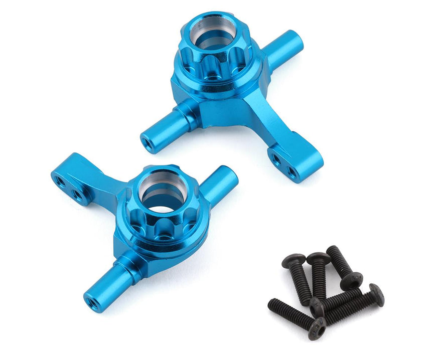 Yeah Racing Tamiya TT-02 Jeu de fusées d'essieu en aluminium (bleu) (2)