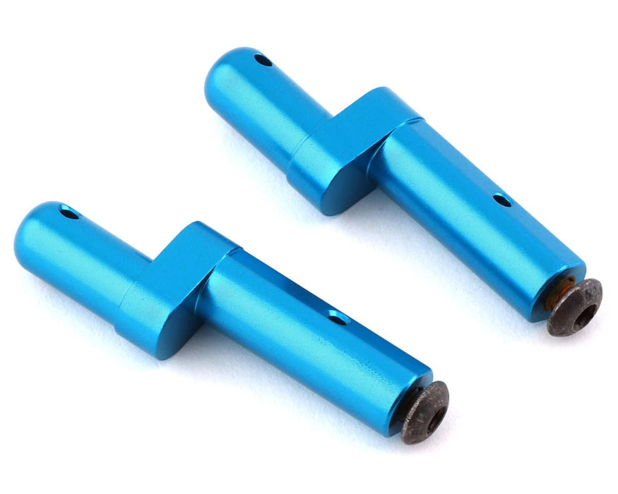 Poteaux de batterie en aluminium Yeah Racing Tamiya TT-02 (bleu) (2)