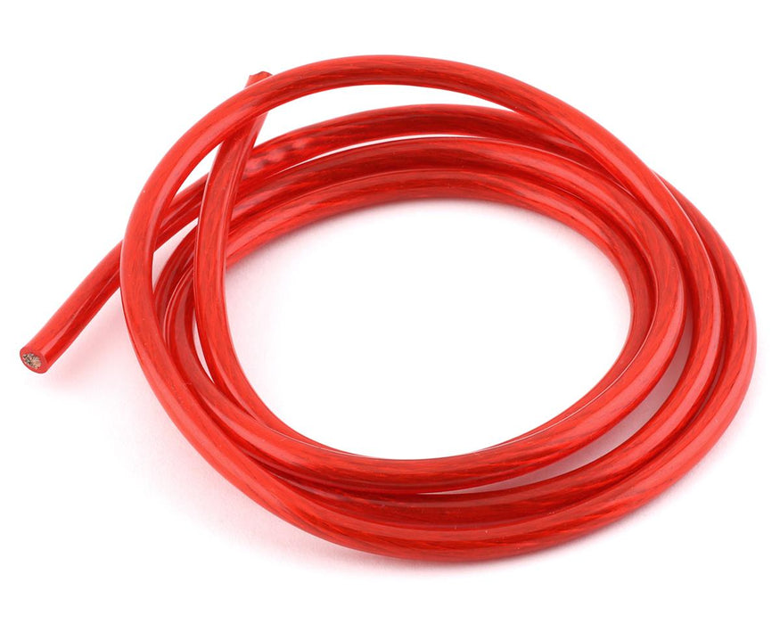 Fil transparent Yeah Racing 12AWG (rouge) (3,2')