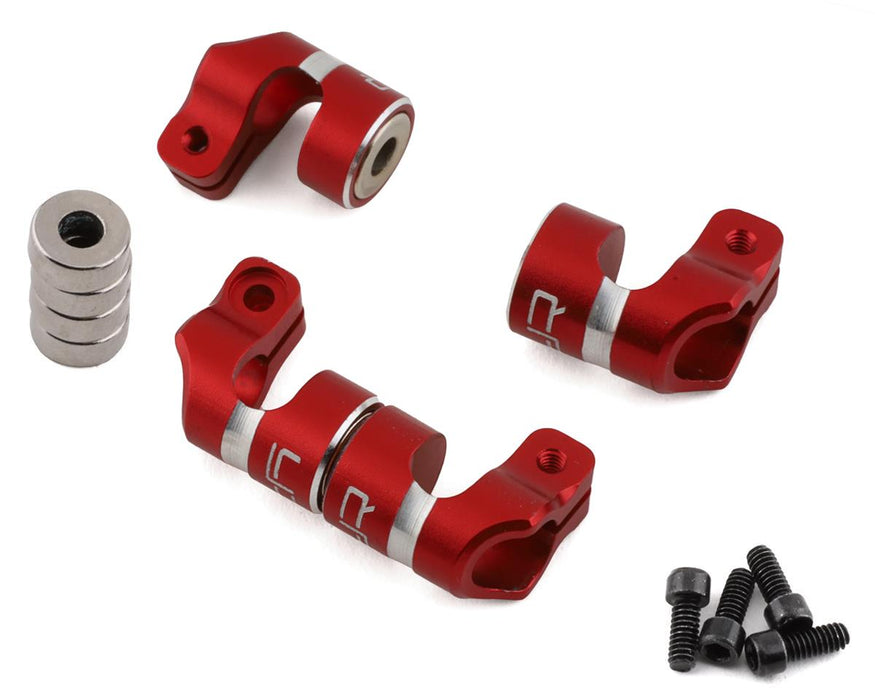 Yeah Racing Aluminum Magnetic Body Hole Marker Kit (Red)