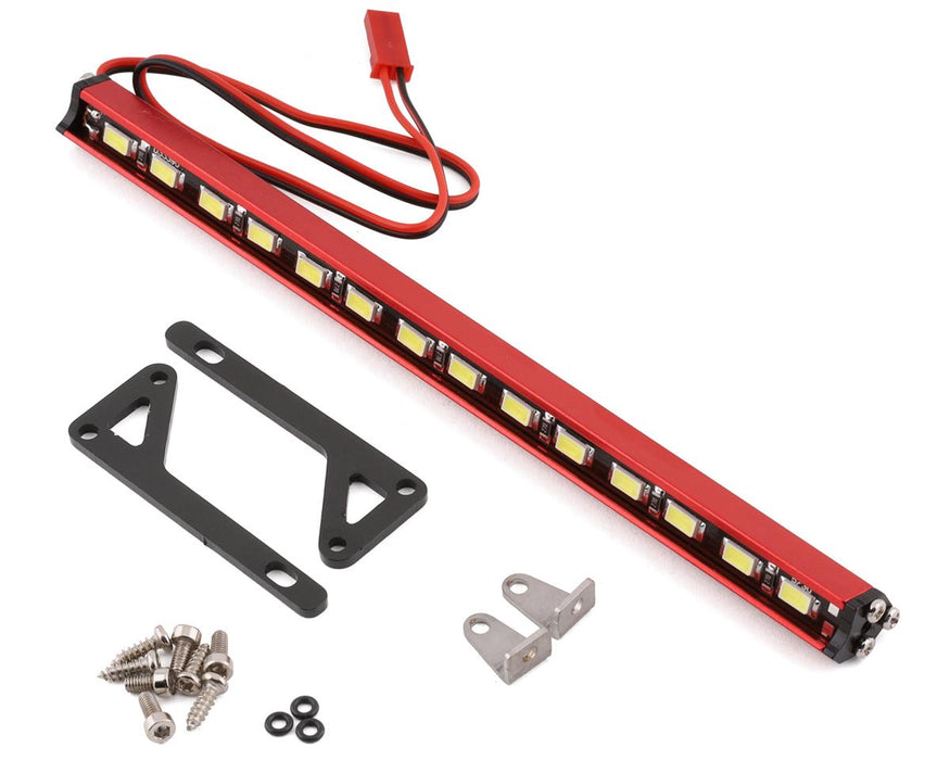 Yeah Racing HV Aluminum LED Light Bar (Red) (159x100mm)