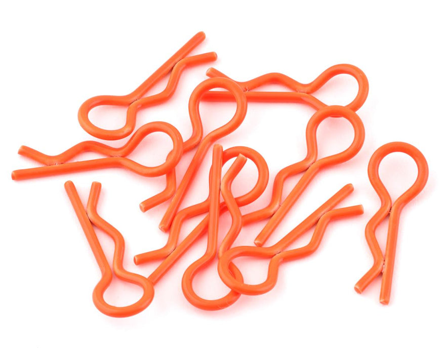 Yeah Racing Body Clips (Orange) (10) (1/10 or 1/8 Scale)