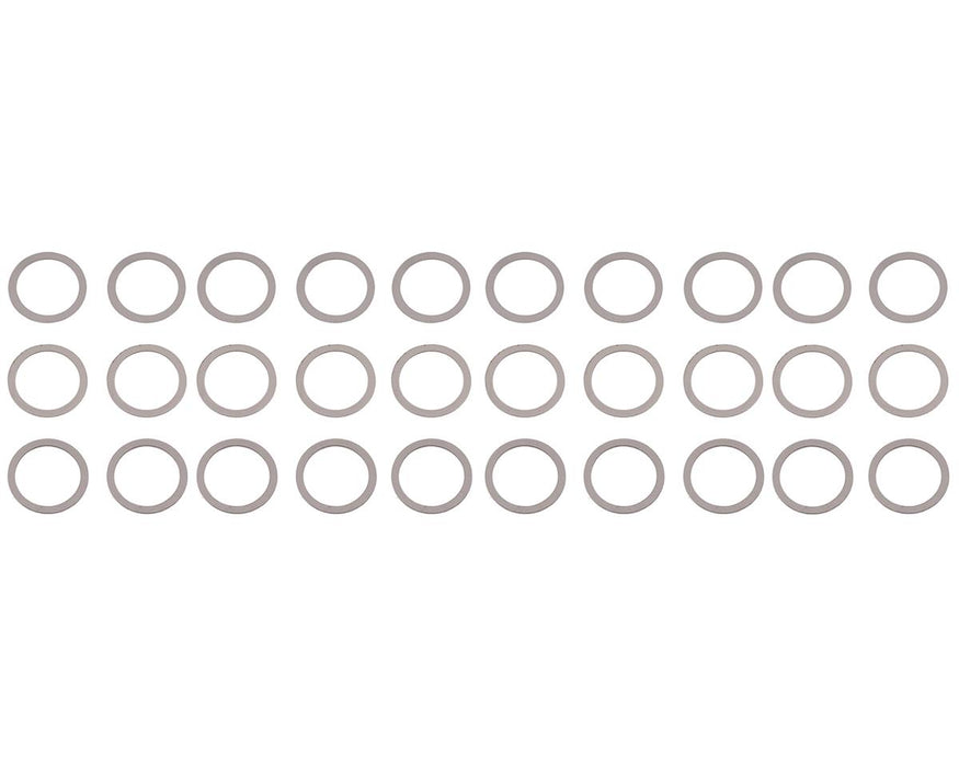 Yeah Racing 8x10mm Stainless Steel Washer Shim Set (30) (0.1, 0.2, 0.3mm)