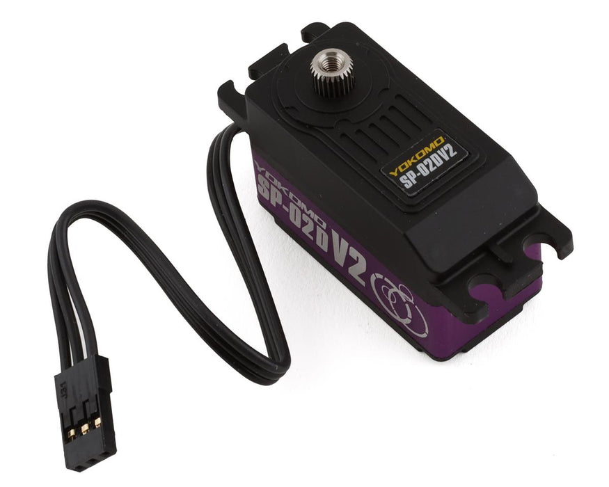 Yokomo SP-02D V2 RWD Servo de dérive numérique à profil bas (violet)