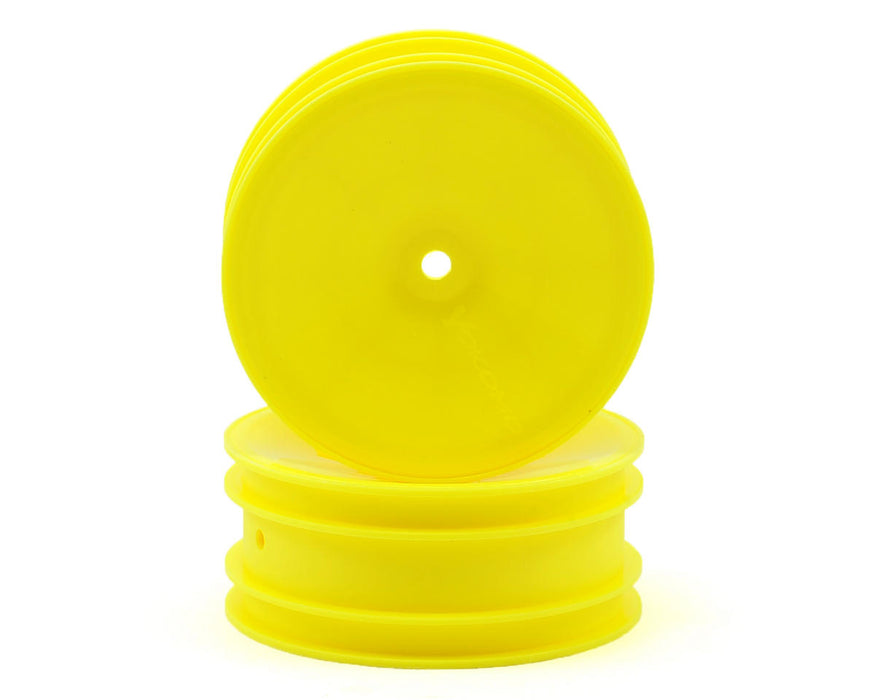 Yokomo 12mm Hex 2WD Front Buggy Wheels (Yellow) (2) (YZ-2/B-MAX2)