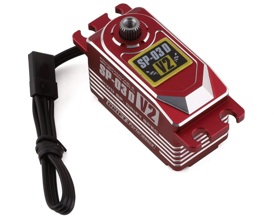 Yokomo SP-03 D V2 Servo de dérive sans balais programmable (Rouge)