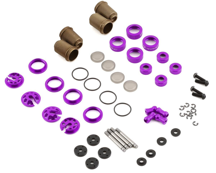 Yokomo Aluminum SLF Big Bore Kashima Coated Drift Shocks Set (Purple)