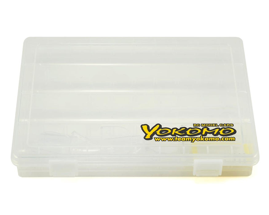 Mallette de transport pour pièces et vis en plastique Yokomo (190x255x40mm)