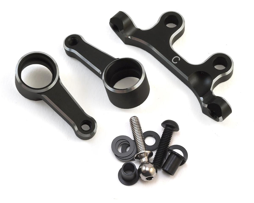 Yokomo YZ-2 CAL2 Aluminum Steering Bell Crank Set (Carpet/Astro turf)