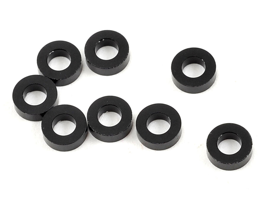 Yokomo 3x6x2.0mm Aluminum Shim (Black) (8)