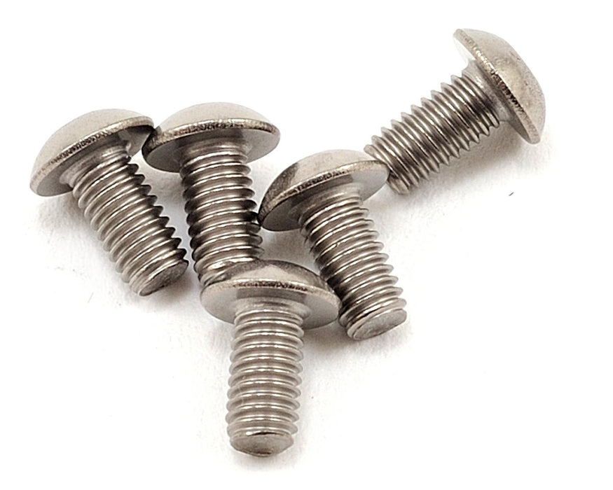 Yokomo 3x6mm Titanium Button Head Screw (5)