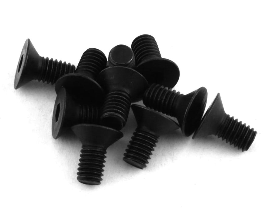 Yokomo 3x6mm Flat Head Socket Screws (10)