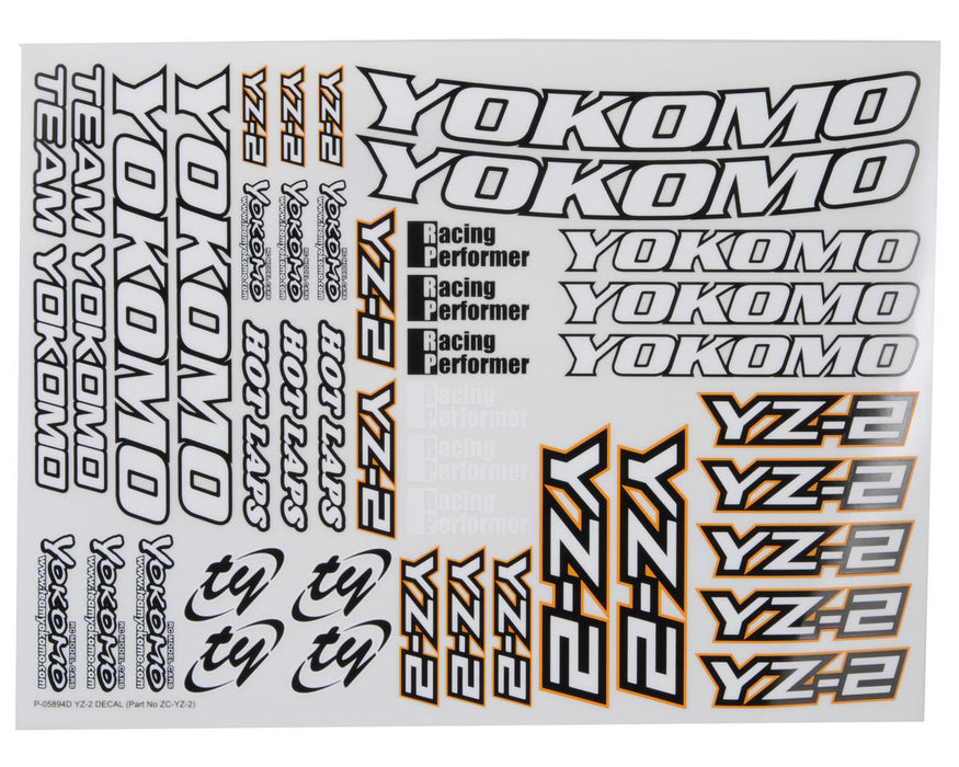 Feuille de décalcomanie Yokomo YZ-2